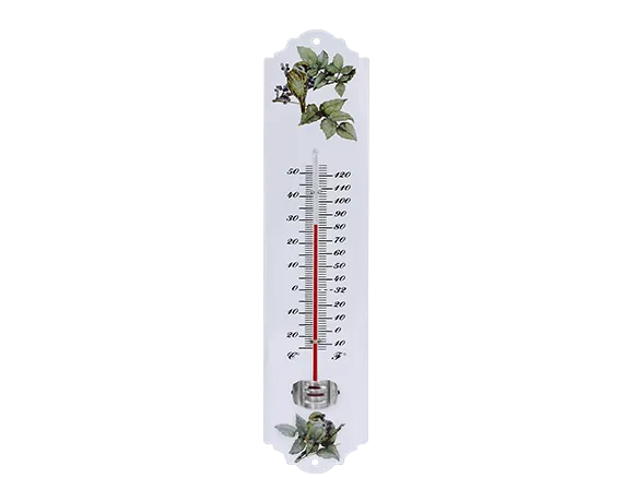 ZL-153 Bird Pattern Metal Garden Thermometer