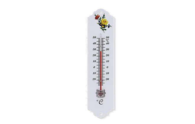 metal garden thermometer