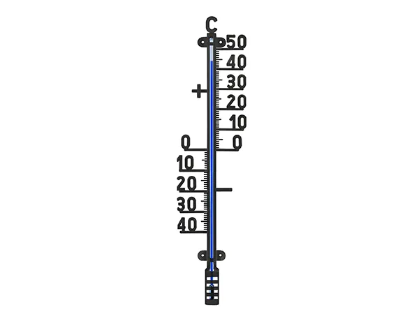 ZL-174 Large Number Black Metal Thermometer