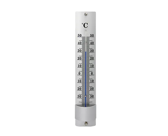 ZL-178 Compact Silver Metal Thermometer