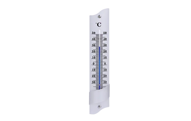 metal garden thermometer