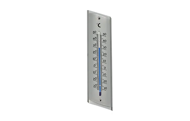 metal garden thermometer