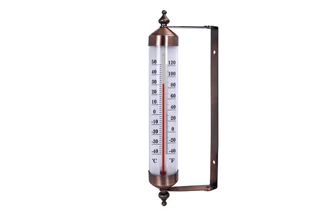 metal garden thermometer