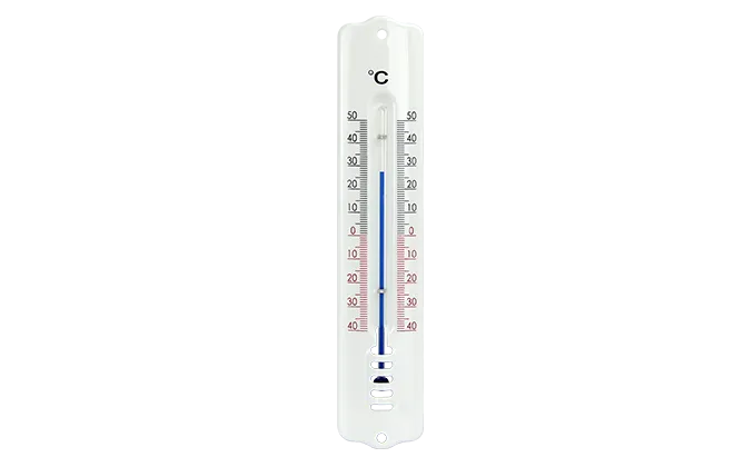 metal garden thermometer
