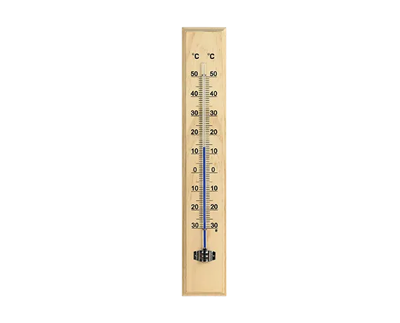 ZLM-027 Long Wooden Wall Thermometer