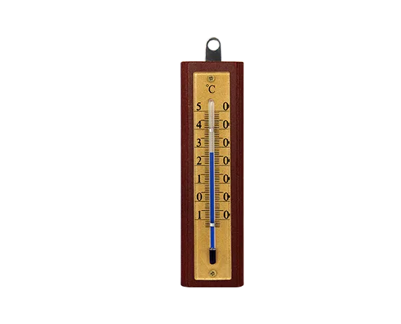 ZLM-029 Mini Dark Wooden Thermometer