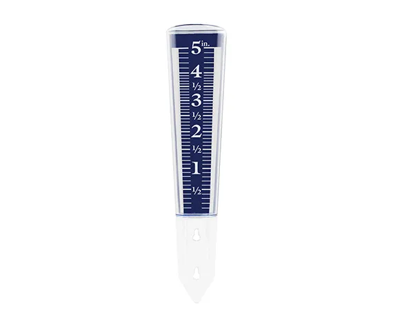 ZLS-156 High-Contrast Garden Stake Rain Gauge
