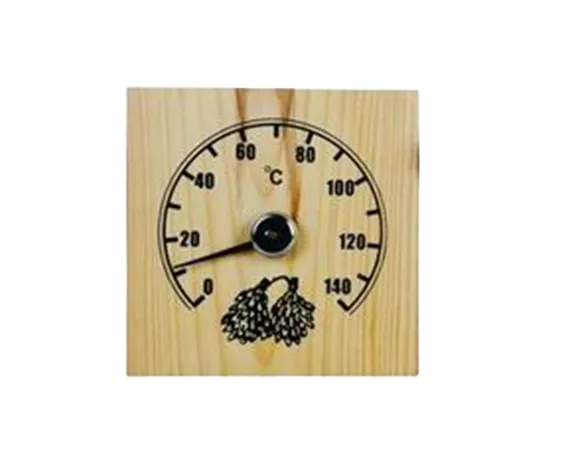 ZLSN-001 Square Pinecone Sauna Thermometer
