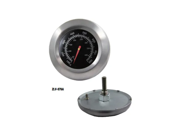 Black Dial Thread Mount Thermometer (ZLV-076)